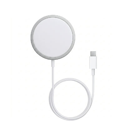 MagSafe compatible magnetic wireless charger with USB-C cable