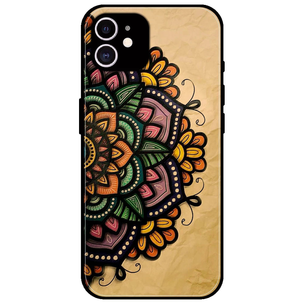 Mandala Art - Glossy Metal Silicone Case for Apple iPhone 11