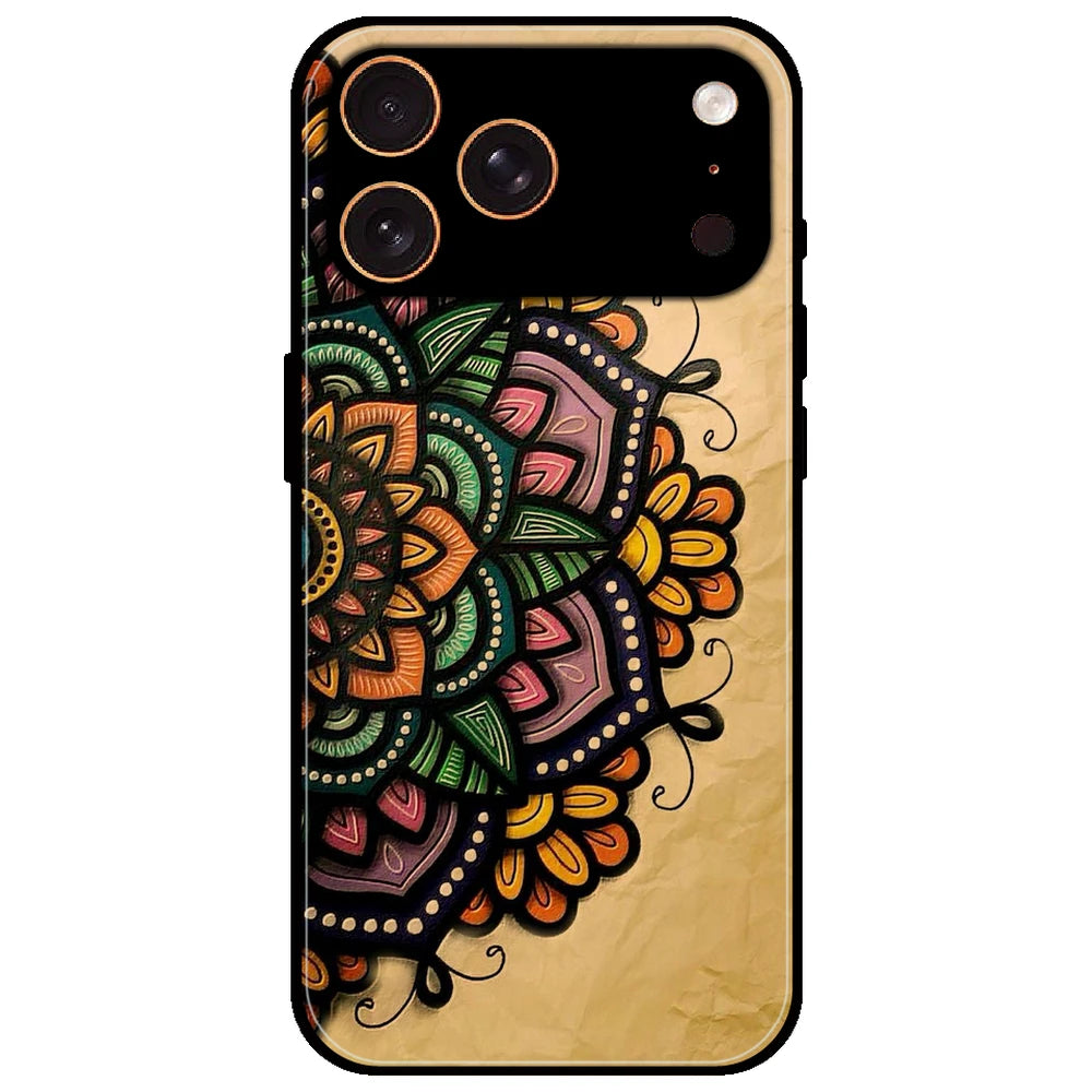 Mandala Art - Glossy Metal Silicone Case for Apple iPhone 17 Pro Max