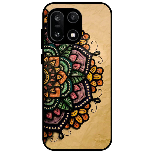 Mandala Art - Glossy Metal Silicone Case for OnePlus 15