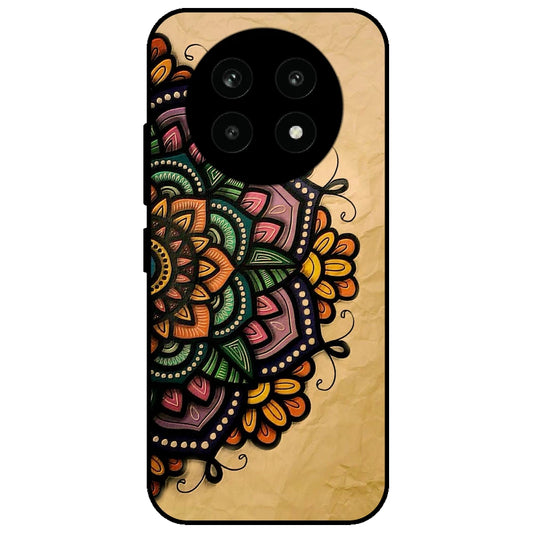 Mandala Art - Glossy Metal Silicone Case for Realme 13 Pro 5G