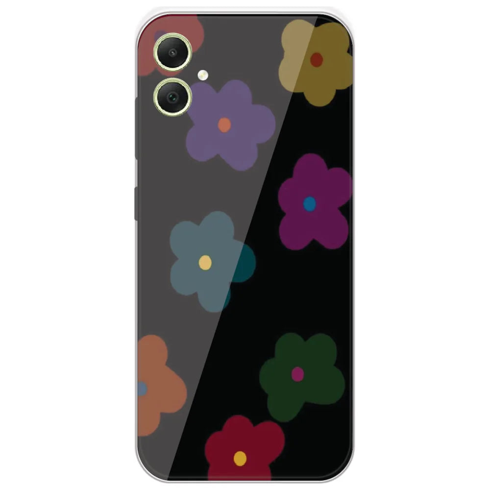Midnight Flower Pop - Printed Silicone Case for Samsung Galaxy A05