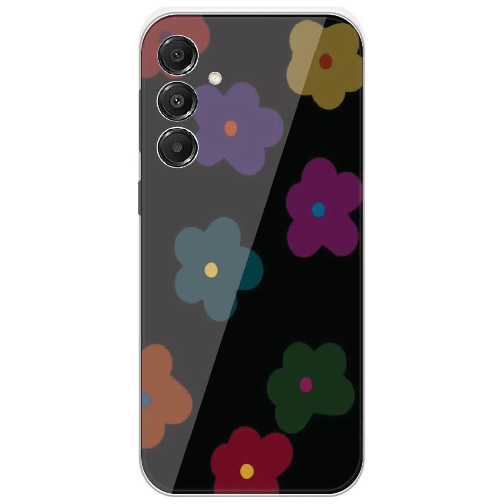 Midnight Flower Pop - Printed Silicone Case for Samsung Galaxy A16 5G