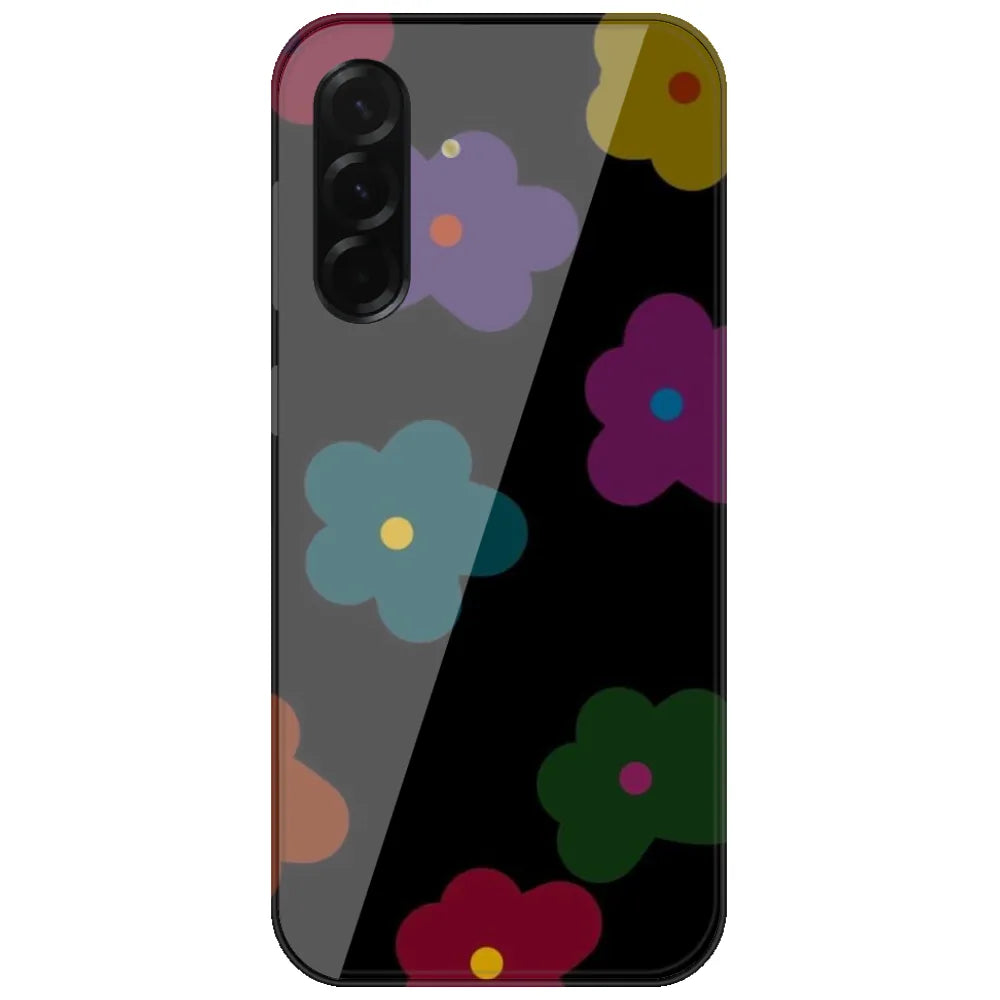 Midnight Flower Pop - Printed Silicone Case for Samsung Galaxy A17
