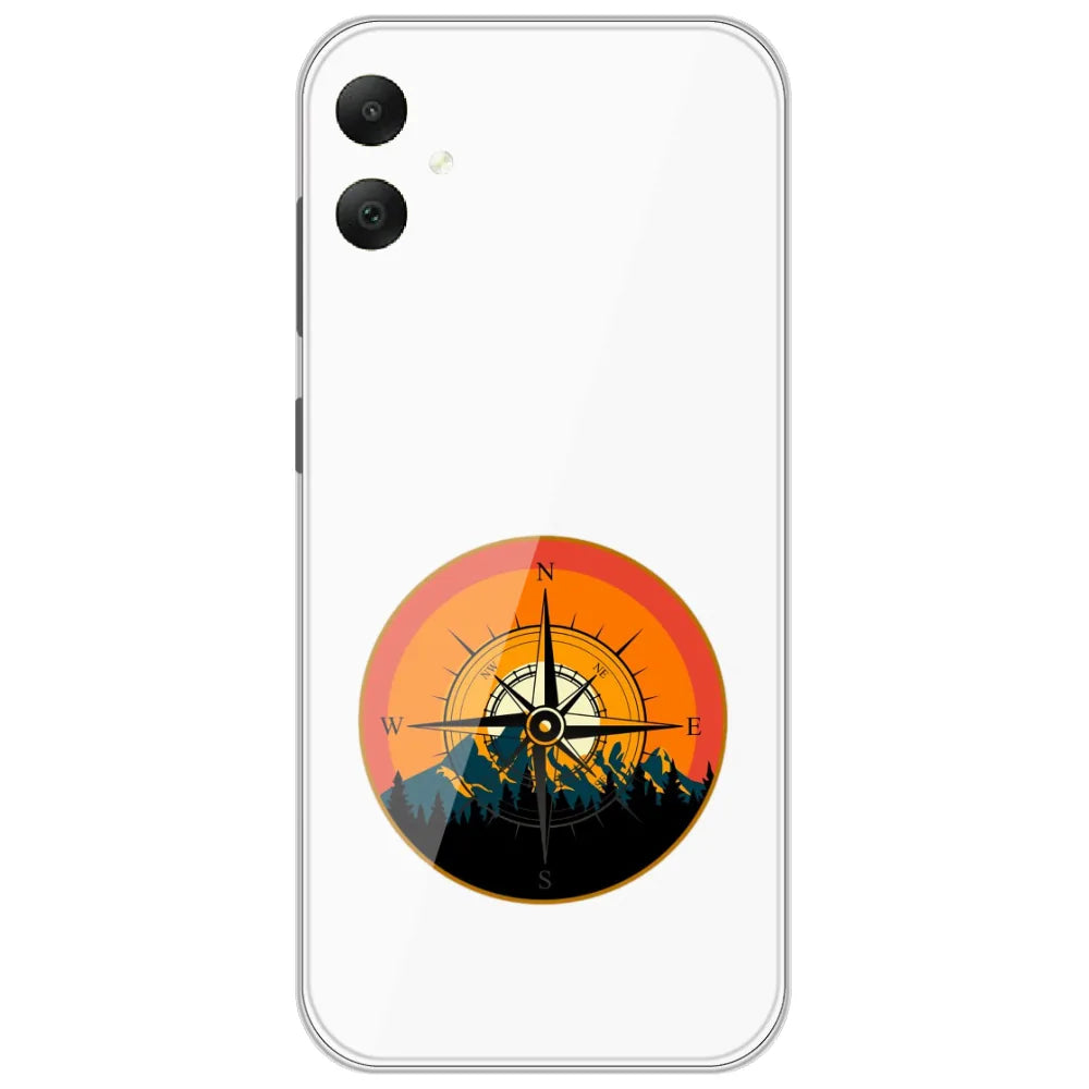 Mountain Compass - Printed Silicone Case for Samsung Galaxy A06