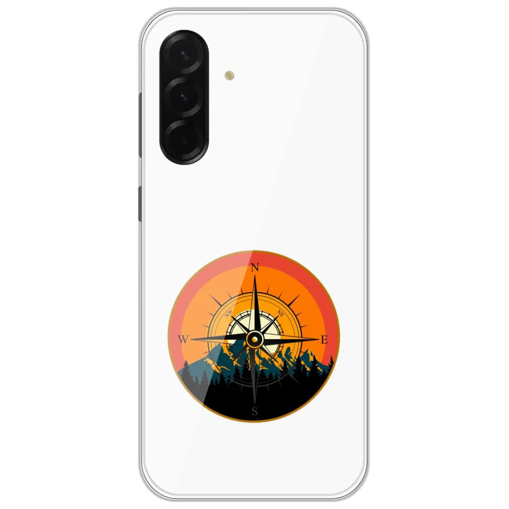Mountain Compass - Printed Silicone Case for Samsung Galaxy A17