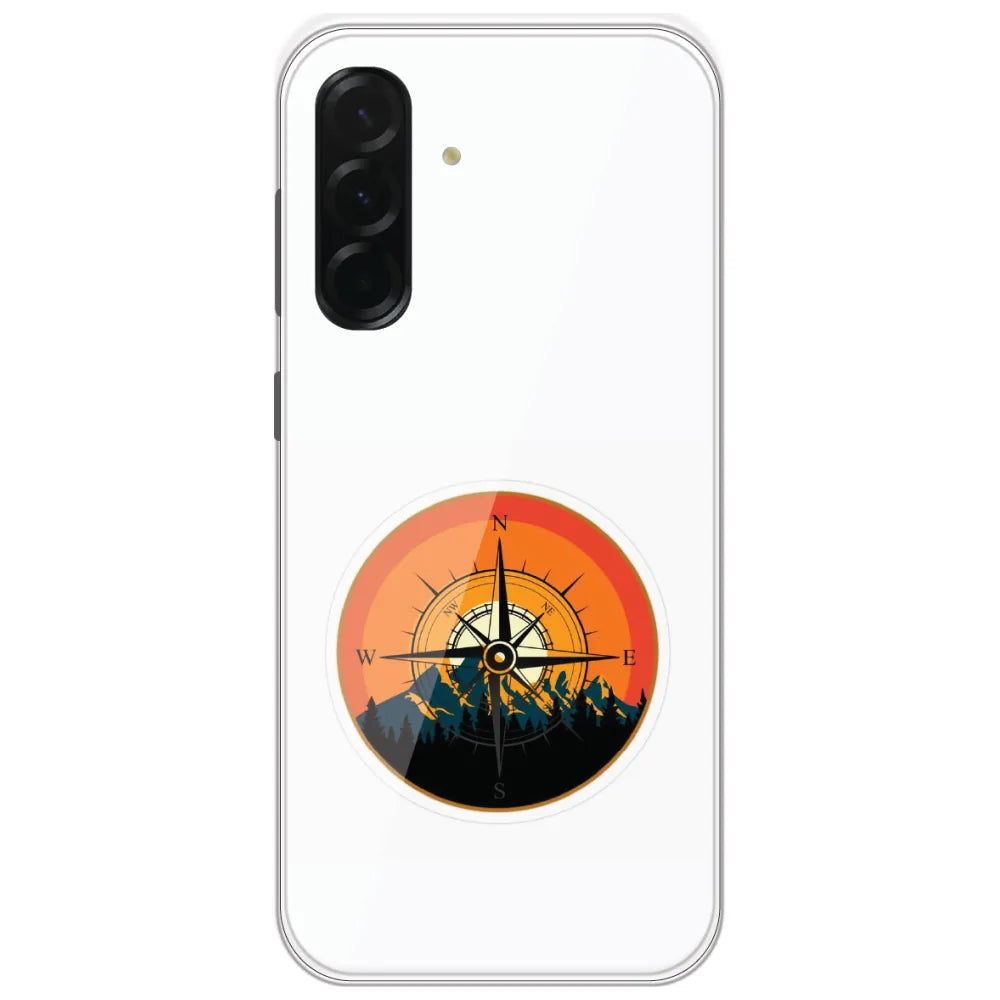 Mountain Compass - Printed Silicone Case for Samsung Galaxy A36