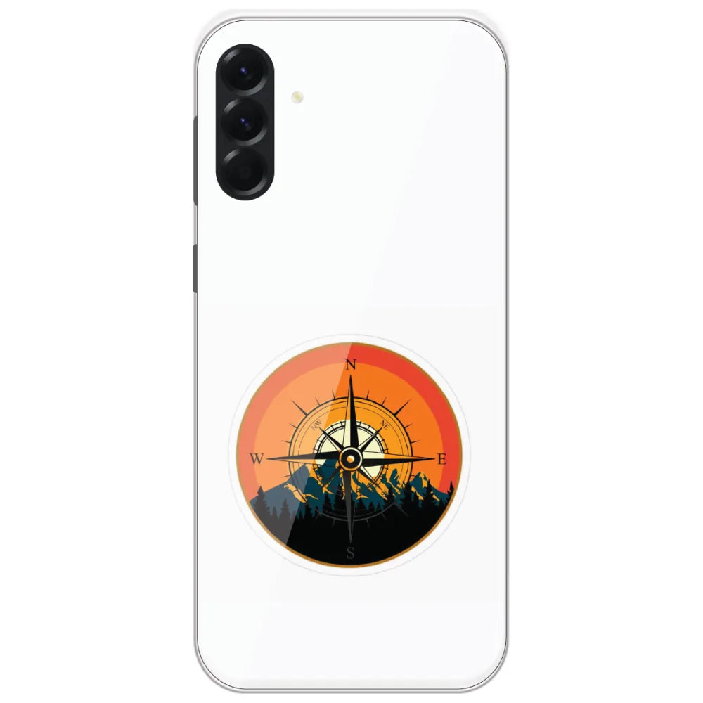 Mountain Compass - Printed Silicone Case for Samsung Galaxy A56