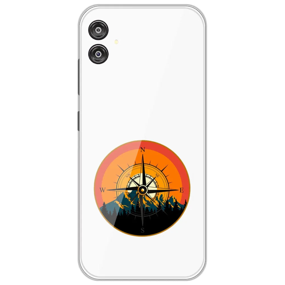 Mountain Compass - Printed Silicone Case for Samsung Galaxy F04