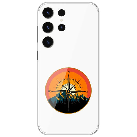Mountain Compass - Printed Silicone Case for Samsung Galaxy S26 Ultra