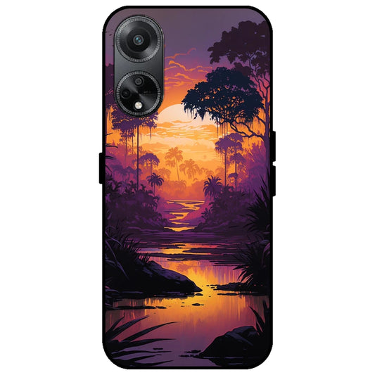 Mountains & The River - Glossy Metal Silicone Case for Oppo F23 5G