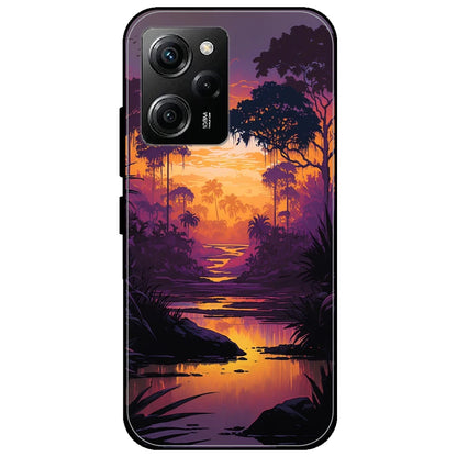 Mountains & The River - Glossy Metal Silicone Case for Poco X5 Pro