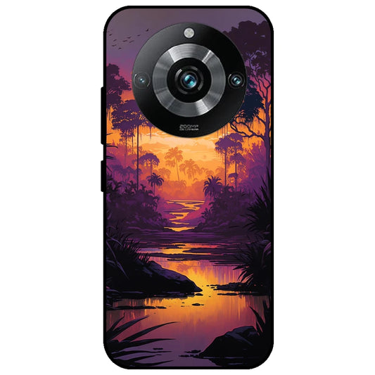 Mountains & The River - Glossy Metal Silicone Case for Realme 11 Pro Plus
