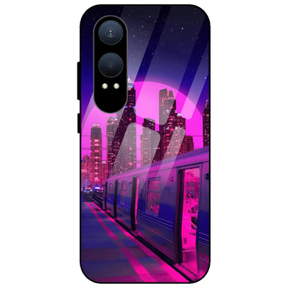 Neon City Synthwave - Glass Case for OnePlus Nord CE 4 Lite