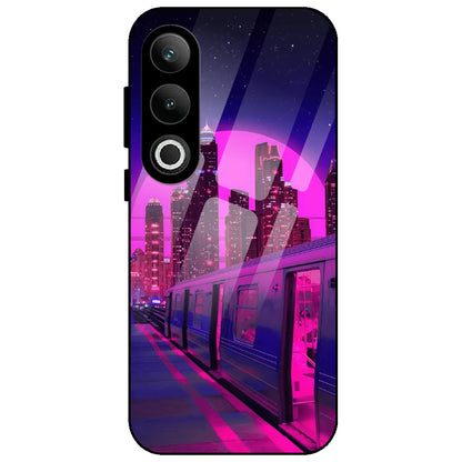 Neon City Synthwave - Glass Case for OnePlus Nord CE 4