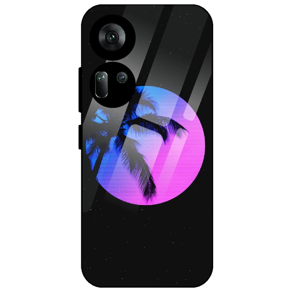 Night Terror Synthwave - Glass Case for Oppo Reno 11