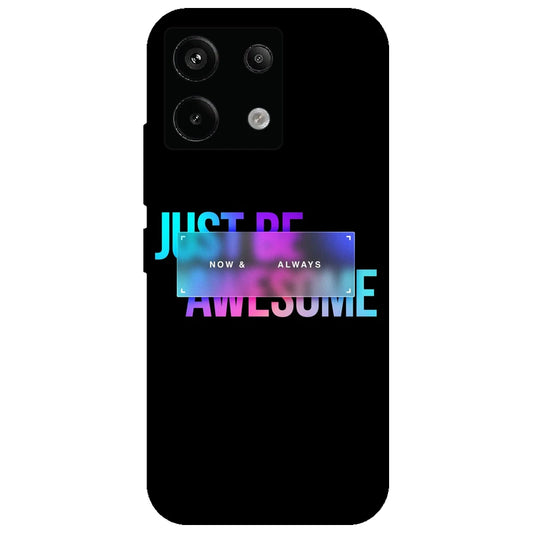 Now & Always - Glossy Metal Silicone Case for Redmi Note 13 Pro 5G