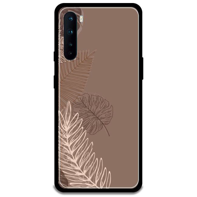 Brown Leaves Armor Case OnePlus Nord