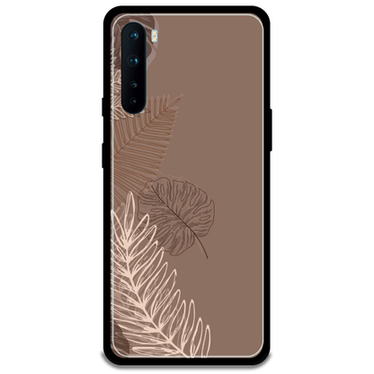 Brown Leaves Armor Case OnePlus Nord