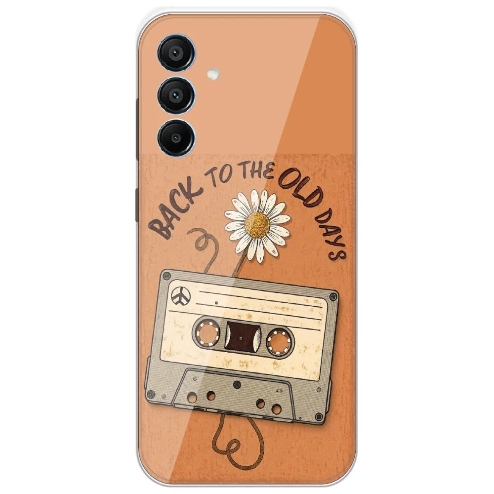 Old Days Cassette - Printed Silicone Case for Samsung Galaxy A15