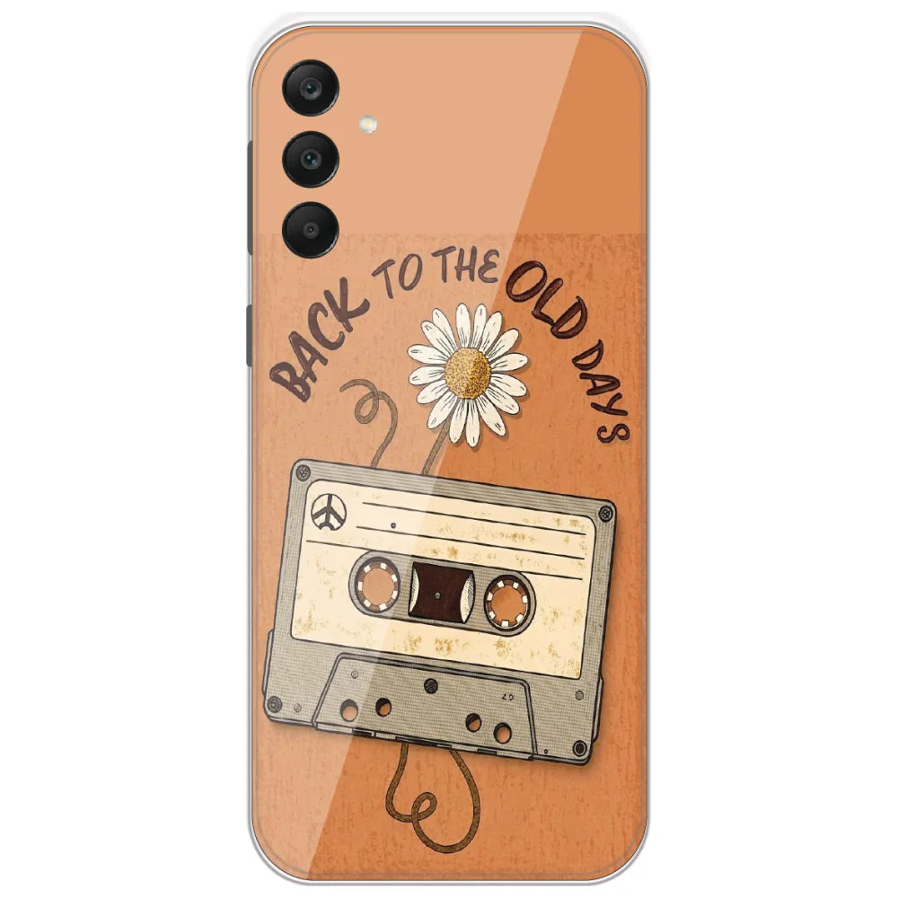 Old Days Cassette - Printed Silicone Case for Samsung Galaxy A25