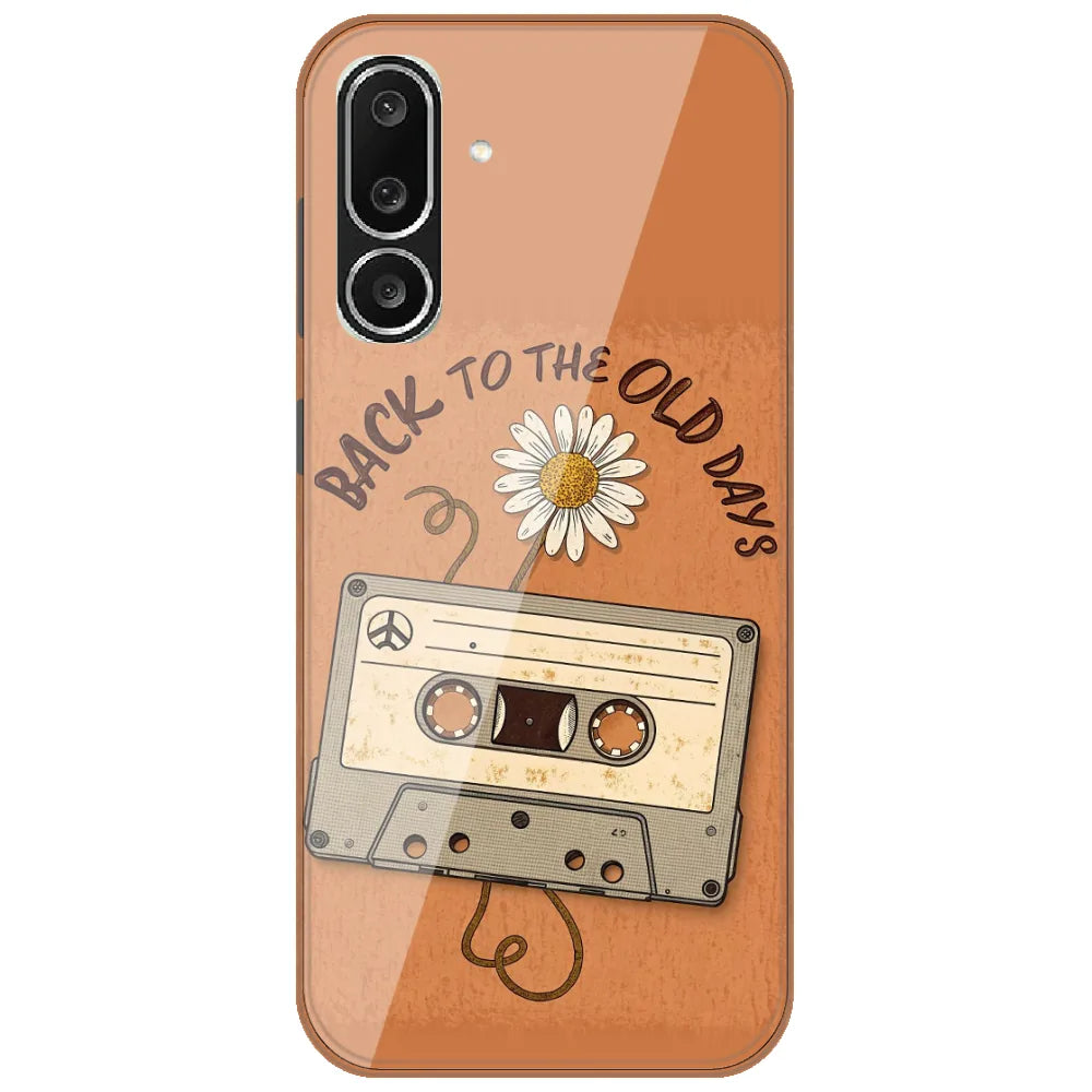 Old Days Cassette - Printed Silicone Case for Samsung Galaxy M36