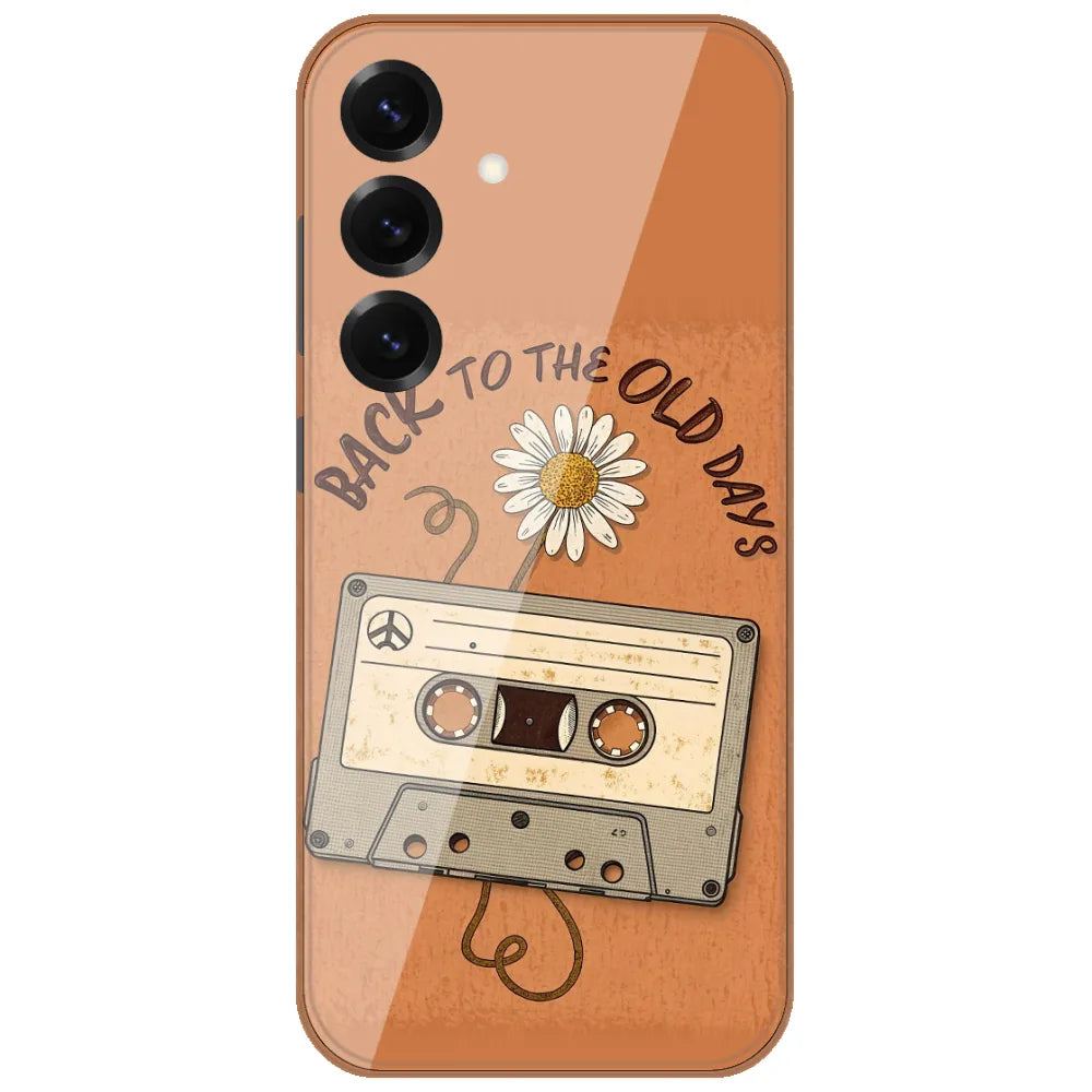 Old Days Cassette - Printed Silicone Case for Samsung Galaxy S25 FE