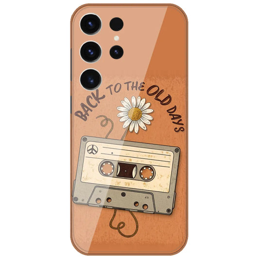 Old Days Cassette - Printed Silicone Case for Samsung Galaxy S26 Ultra