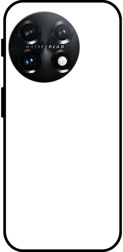 OnePlus 11 back cover mockup - customisable glossy metal silicone case
