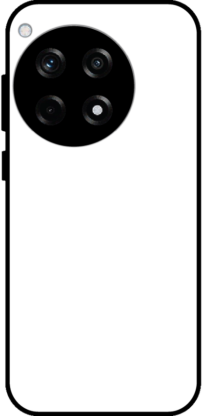 OnePlus 12R back cover mockup - customisable glossy metal silicone case