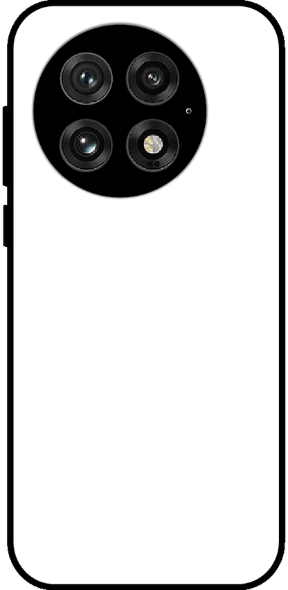 OnePlus 13 back cover mockup - customisable glossy metal silicone case