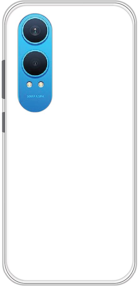 OnePlus Nord CE 4 Lite back cover mockup - customisable soft silicone case