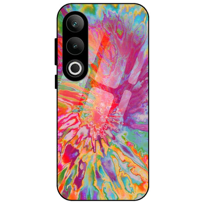 Orange Splash Tie Dye - Glass Case for OnePlus Nord CE 4