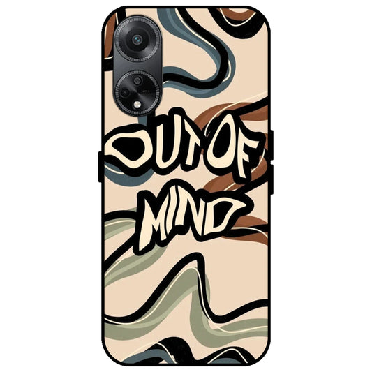 Out Of Mind - Glossy Metal Silicone Case for Oppo F23 5G