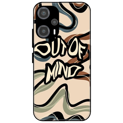 Out Of Mind - Glossy Metal Silicone Case for Poco F5