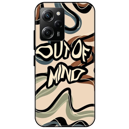 Out Of Mind - Glossy Metal Silicone Case for Poco X5 Pro