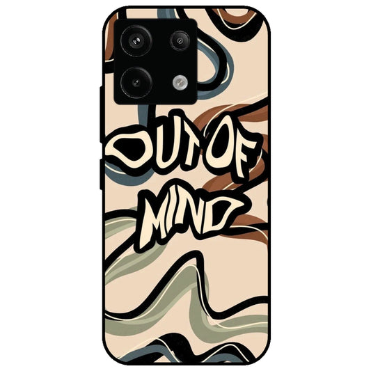 Out Of Mind - Glossy Metal Silicone Case for Redmi Note 13 Pro 5G