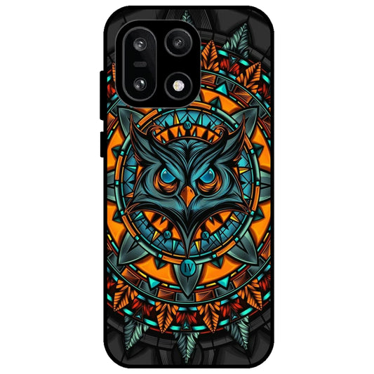 Owl Art - Glossy Metal Silicone Case for OnePlus 15