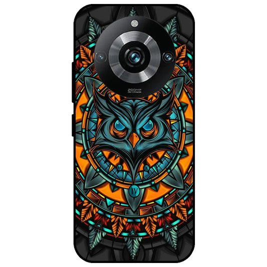 Owl Art - Glossy Metal Silicone Case for Realme 11 Pro Plus