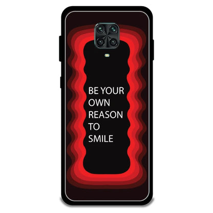 'Be Your Own Reason To Smile'  - Red Armor Case For Redmi Models Redmi Note 10s