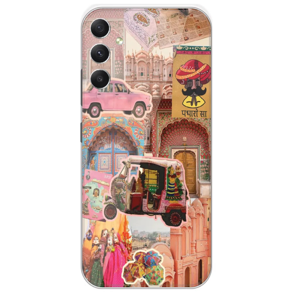 Padharo Sa Jaipur - Printed Silicone Case for Samsung Galaxy A34