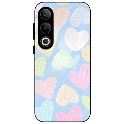 Pastel Hearts - Glass Case for OnePlus Nord CE 4