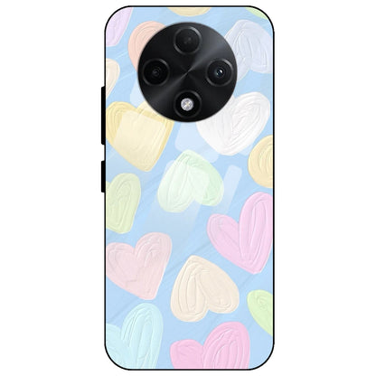 Pastel Hearts - Glass Case for Oppo F27