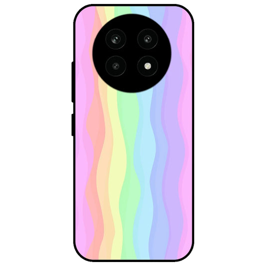 Pastel Rainbows - Glossy Metal Silicone Case for Realme 13 Pro 5G