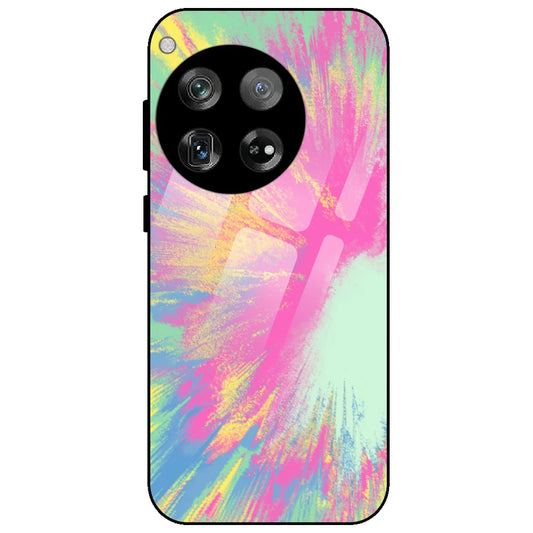 Pastel Splash Tie Dye - Glass Case for OnePlus 12
