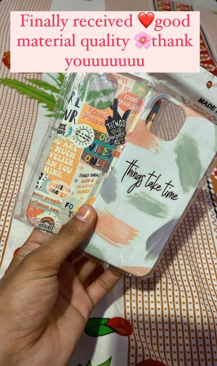 PhoneAntics customer review from Instagram