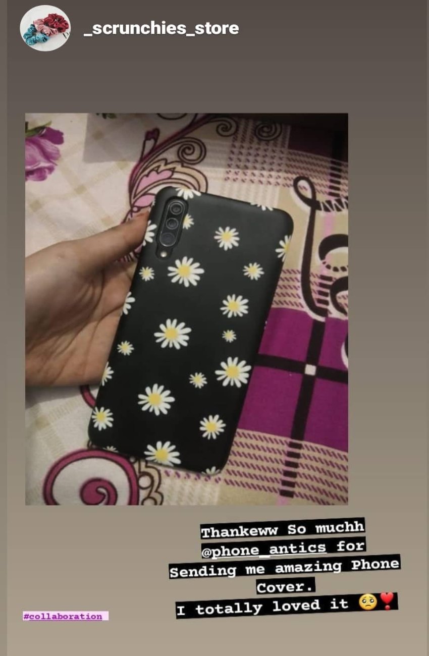 Customer @_scrunchies_store with their PhoneAntics case