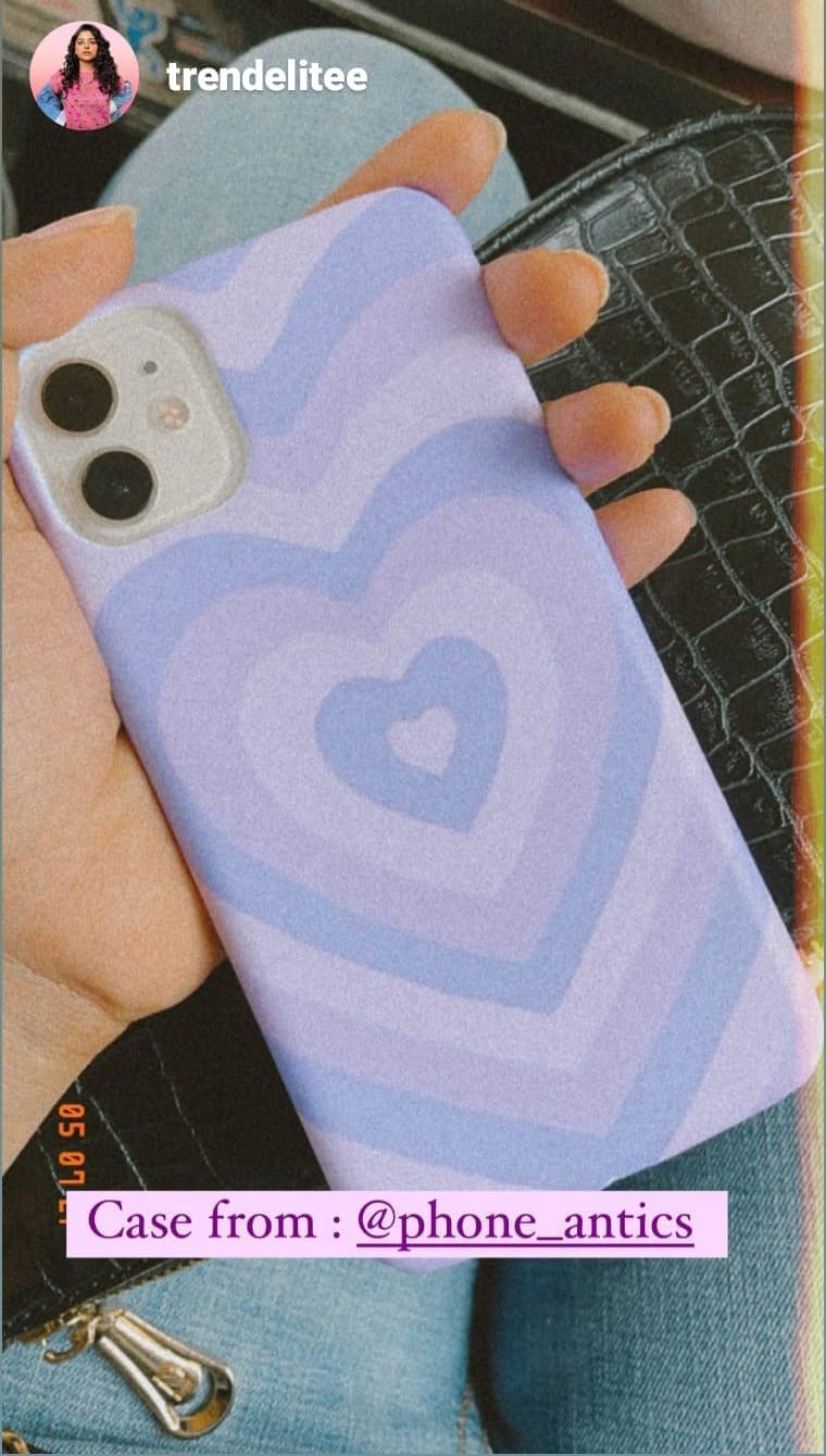 Customer @trendelitee with their PhoneAntics case