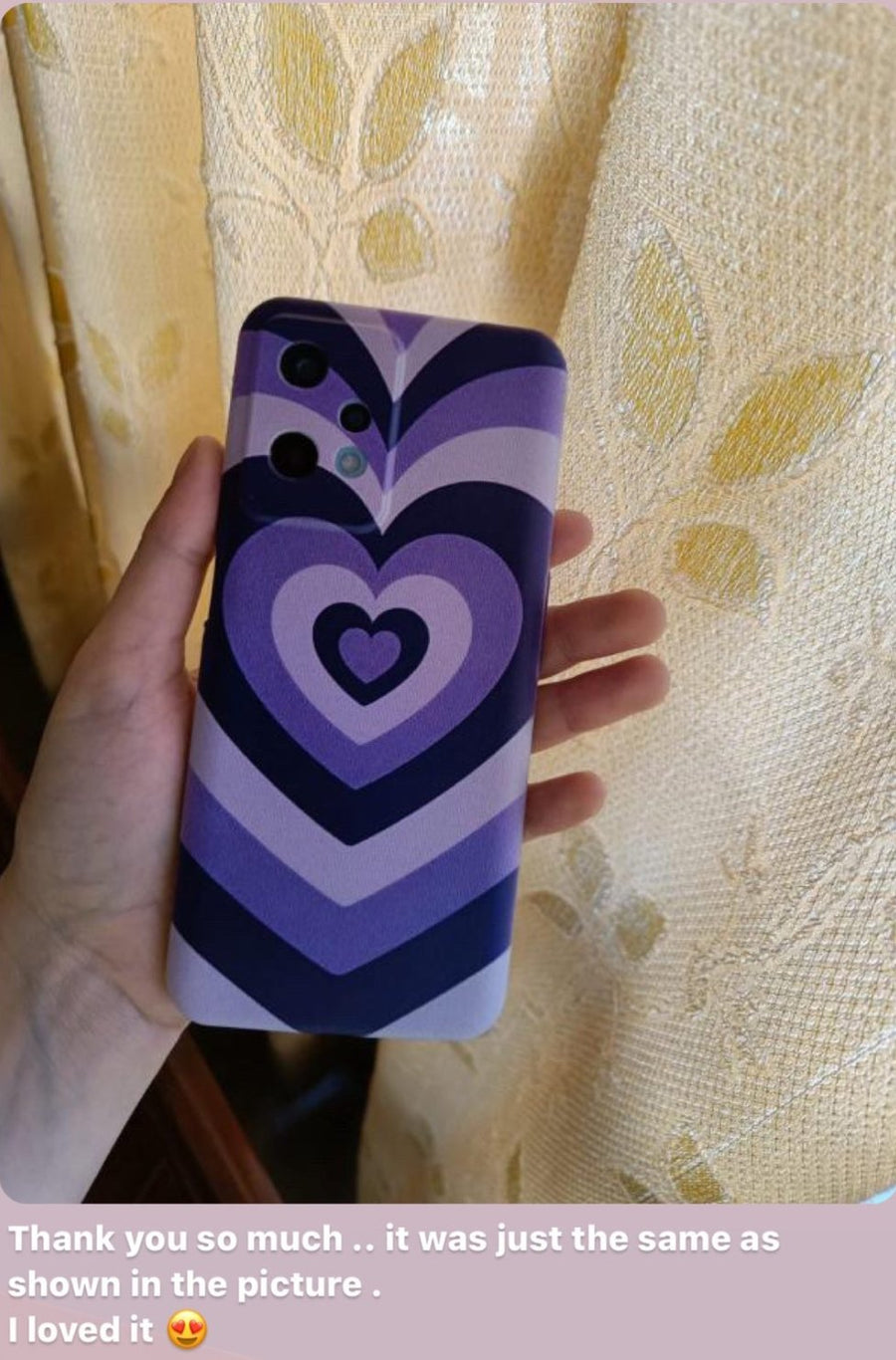 PhoneAntics customer review from Instagram