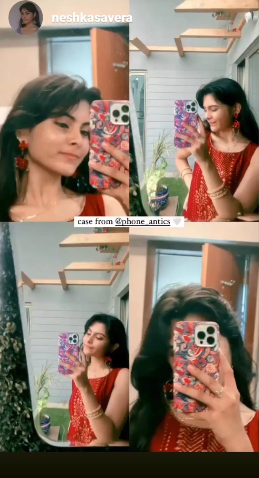 Customer @neshkasavera with their PhoneAntics case